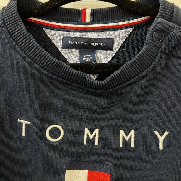 Tommy Hilfiger Baby Boy Sweater Dark Blue 24Months - Picture 3 of 6